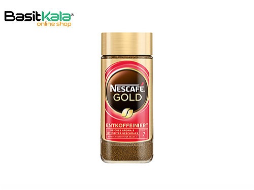 قهوه فوری بدون کافئین گلد 100 گرم نسکافه NESCAFE gold