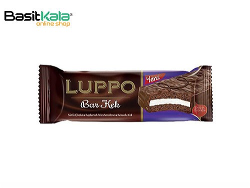 کیک شکلاتی با مغز مارشملو و روکش شکلاتی 30 گرم لوپو LUPPO