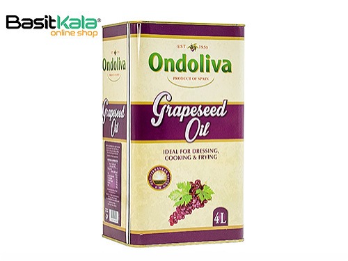 روغن هسته انگور 4 لیتری اندولیوا ONDOLIVA grapeseed oil