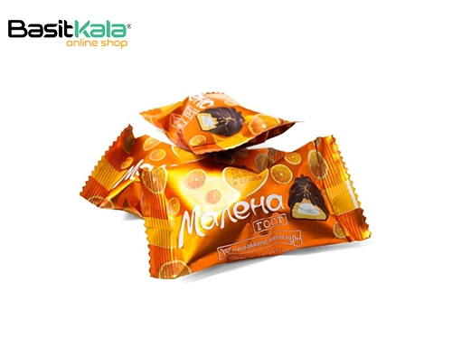 دسر مالنا پرتقال و خامه با روکش شکلاتی آکوند