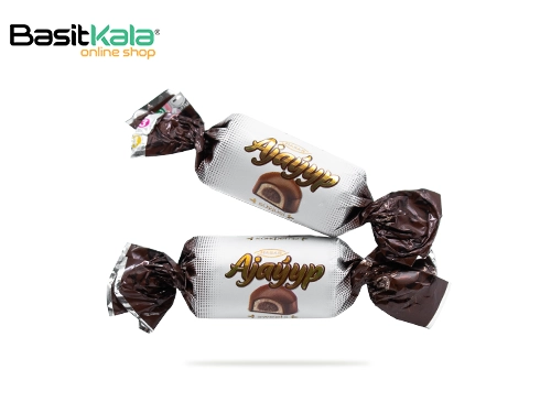 شکلات مغزدار دو لایه با کرم شیری و کاکائویی عجایب هاسار