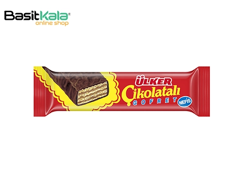 ویفر با کرم فندقی و روکش شکلات شیری 36 گرمی اولکر
