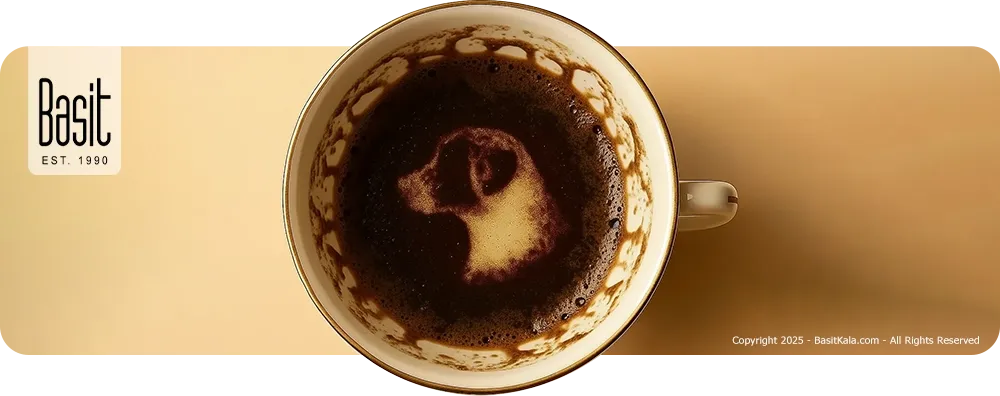 مشاهده سگ در فال قهوه