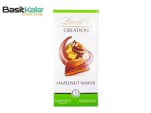 تابلت ویفری شکلات شیری فندقی 150 گرم مدل کریشن لینت