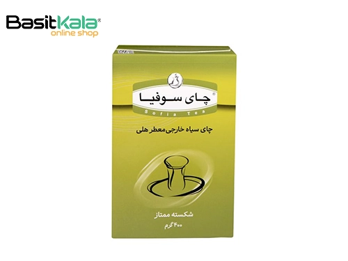 چای سیاه خارجی شکسته ممتاز معطر هل‌دار 400 گرم سوفیا