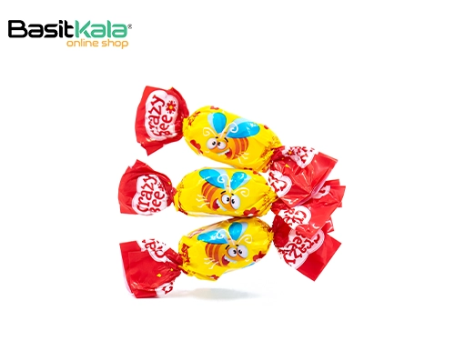 آبنبات پاستیلی کریزی بی میوه‌ای با مغز ژله‌ای روشن