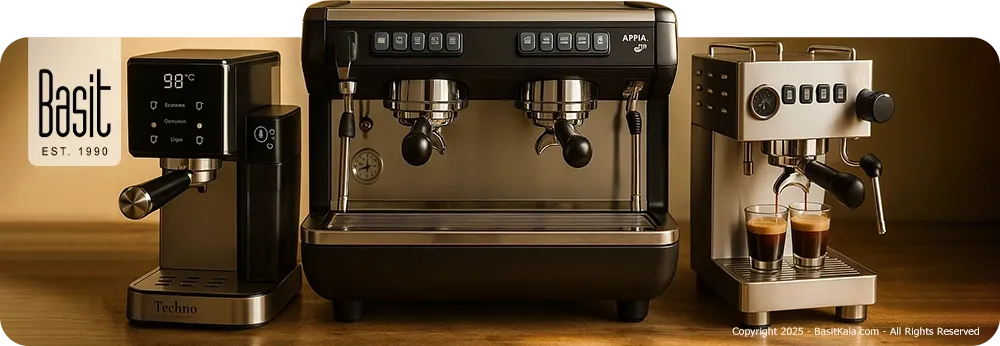 عکس مقایسه ای برای تفاوت قهوه سازها 