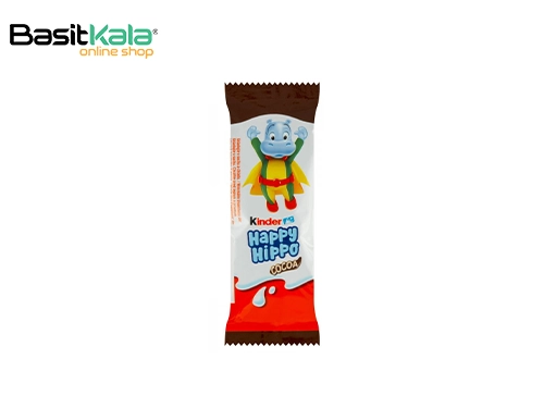 بیسکوئیت هپی هیپو با مغز کرم شیری و کاکائو کیندر