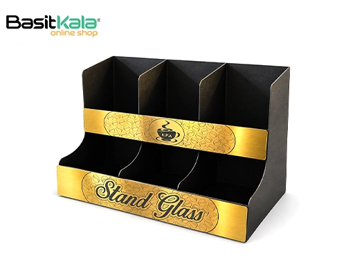 استند رومیزی لیوان فلزی 6 خانه K.P.A
