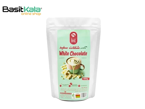پودر نوشیدنی شکلات سفید 500 گرم بسیط
