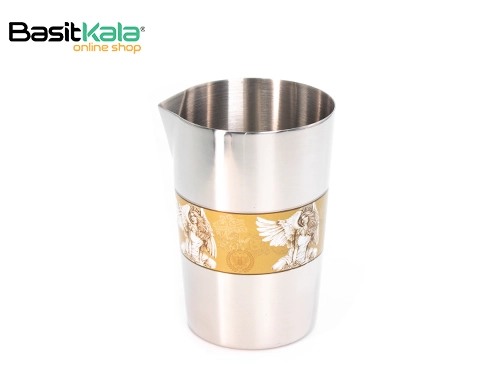 میکسینگ کاپ استیل 840 میلی‌لیتر طرح فرشته بارفیم
