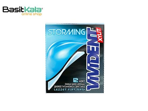 آدامس نواری بدون قند استورمینگ سقز کوهی 12 عددی 33 گرم ویویدنت