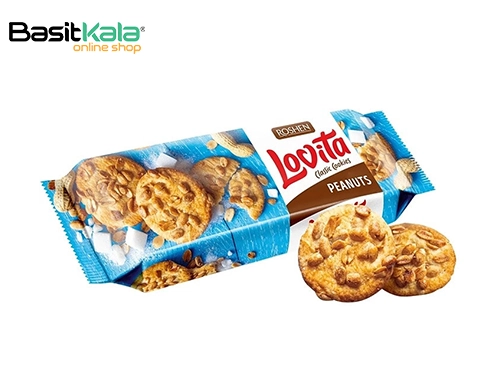 کوکی کلاسیک لاویتا با تکه های بادام زمینی 150 گرم روشن