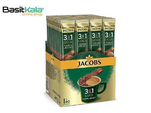 کافی میکس سه در یک گلد با عطر و طعم غلیظ 40 عددی جاکوبز