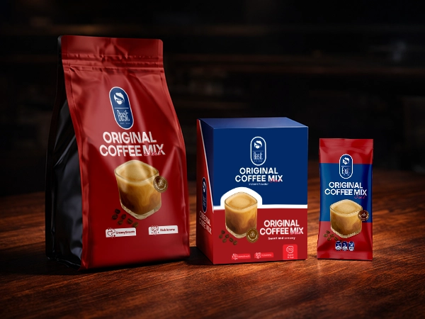 خرید عمده کافی میکس بدون شکر بسیط