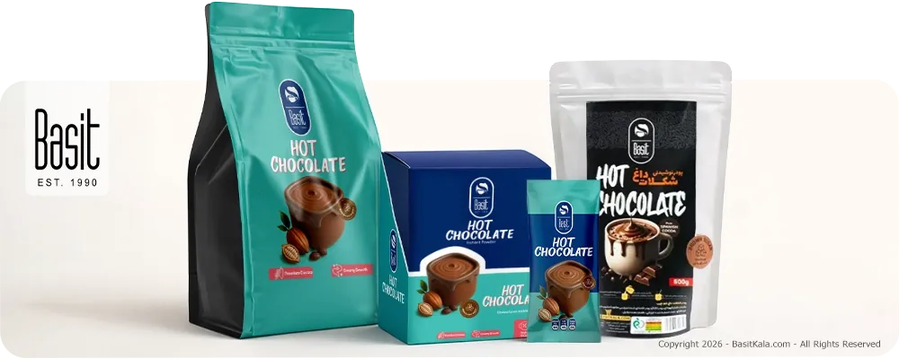 انواع بسته بندی هات چاکلت