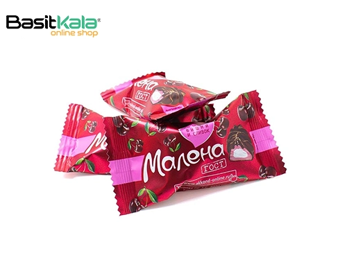 دسر مالنا گیلاس و خامه با روکش شکلاتی آکوند