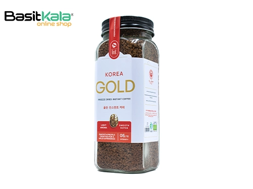 قهوه فوری گلد پریمیوم کره‌ای 200 گرمی بسیط