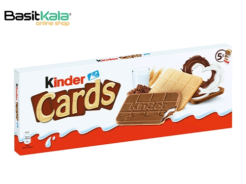 ویفر با مغز کرم شیری و کاکائو کیندر 128 گرم فررو