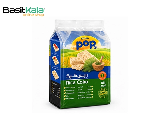 رایس کیک شوید 170 گرم دینا پاپس