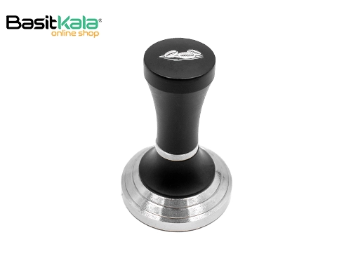 تمپر قهوه با رینگ نقره ای سایز 58