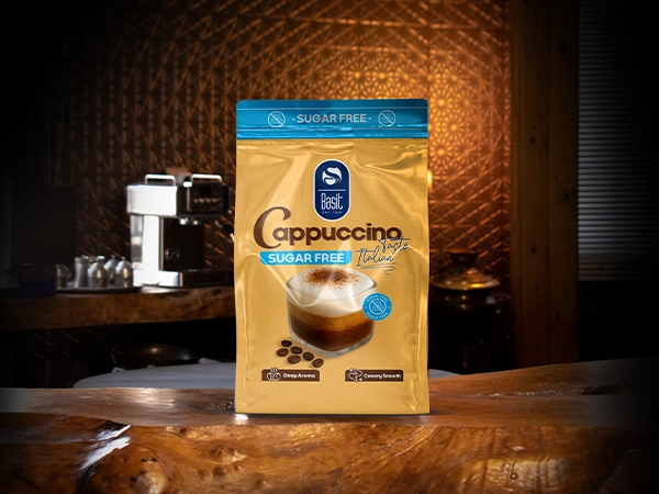 خرید عمده کاپوچینو بدون شکر بسیط