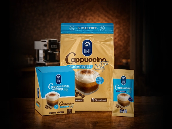 خرید عمده کاپوچینو بدون شکر بسیط