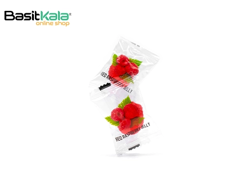 پاستیل 43 درصد طبیعی با طعم تمشک قرمز دلوکس