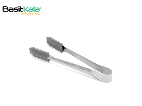 انبر یخ استیل با روکش سیلیکونی