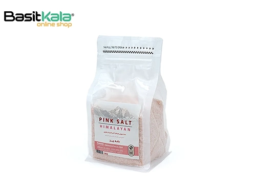 نمک صورتی هیمالیا دانه ریز 1 کیلوگرمی بسیط