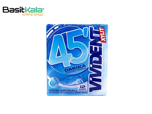 آدامس نواری بدون قند نعنایی 12 عددی 33 گرم ویویدنت