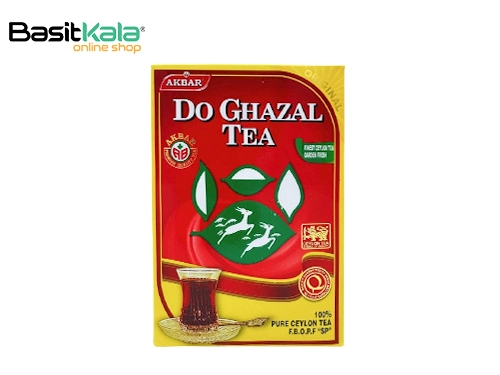 چای سیاه 100% خالص سیلان 500 گرمی دوغزال اکبر