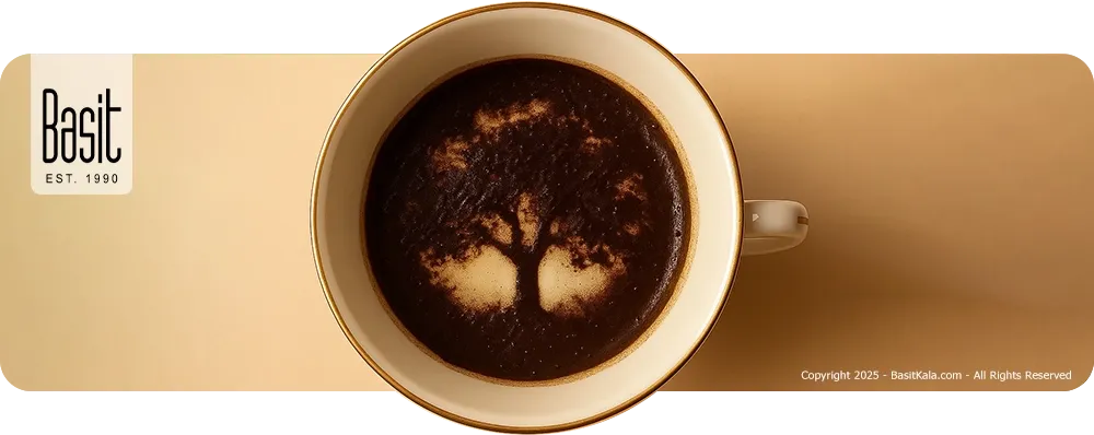 درخت در فال قهوه ترک