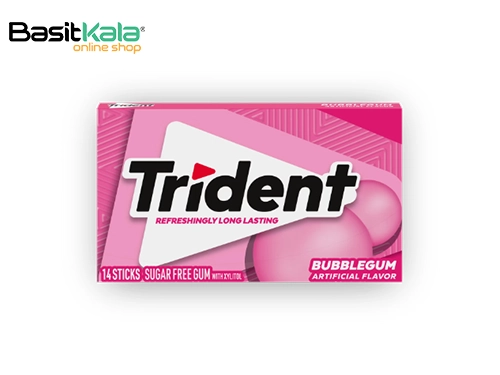 آدامس بادکنکی بدون قند نواری شکل 14 عددی تریدنت