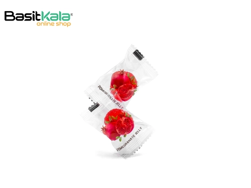 پاستیل 43 درصد طبیعی با طعم انار دلوکس