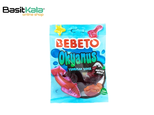 پاستیل میوه‌ای اقیانوس 80 گرم ببتو