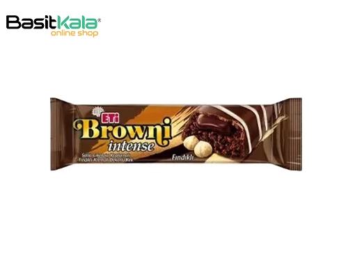 کیک فندقی براونی اینتنس با روکش و مغز شکلاتی 48 گرم اتی