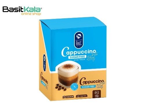 پودر کاپوچینو بدون شکر ساشه ای بسته 10 عددی بسیط