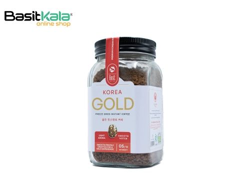 قهوه فوری گلد پریمیوم کره‌ای 100 گرمی بسیط