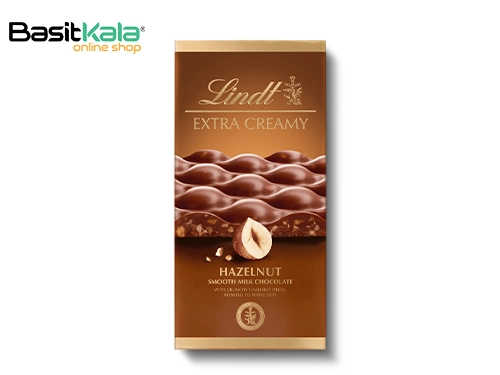 تابلت شکلات شیری با تکه‌های فندق مدل اکسترا کرمی 80 گرم لینت
