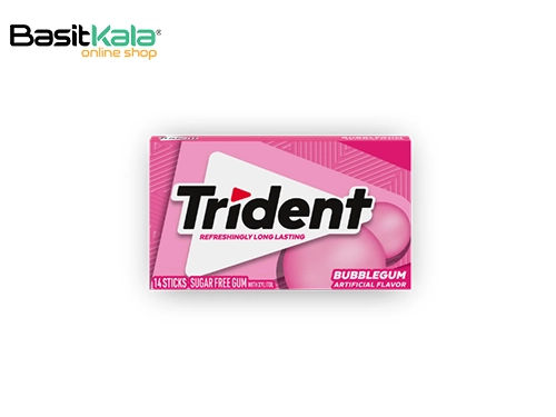 آدامس بادکنکی بدون قند نواری شکل 14 عددی تریدنت