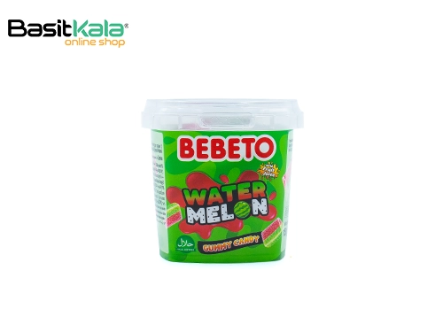 پاستیل سطلی طعم هندوانه 150 گرم ببتو