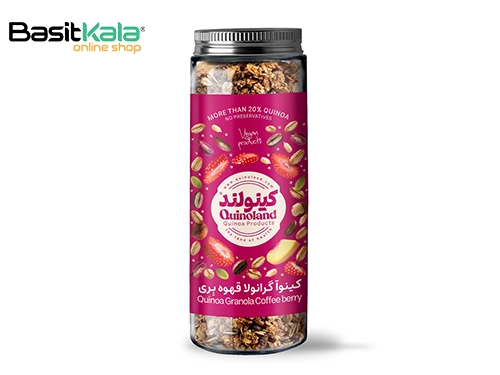 کینوا گرانولا قهوه بری 350 گرمی کینولند