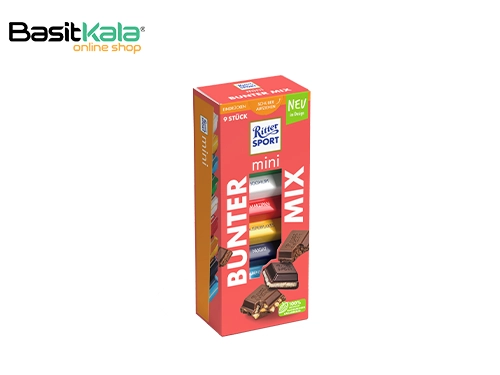 تابلت شکلات میکس 9 عددی 150 گرم رنگارنگ ریتر اسپرت مینی