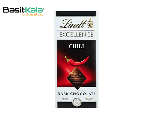 تابلت شکلات تلخ با عصاره فلفل چیلی سری اکسلنس 100 گرم لینت