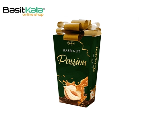 پرالین کادویی شکلات شیری پشن با مغز فندق و کرم فندقی 196 گرم وبرو