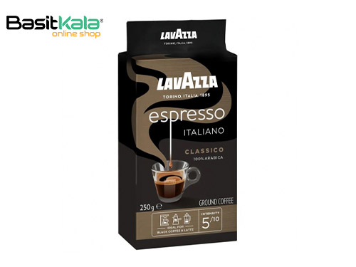 پودر قهوه اسپرسو مدل ایتالیانو کلاسیکو 250 گرم لاواتزا