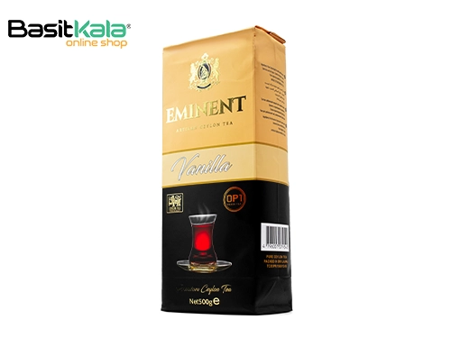 چای سیاه وانیل‌دار سیلان 500 گرمی امیننت