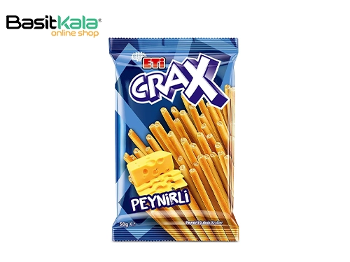 چوب شور (کراکر) پنیری 50 گرم کراکس اتی