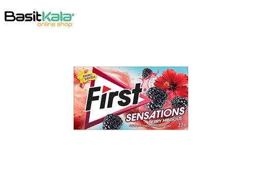 آدامس شاه توت و ختمی بدون قند 27 گرم فیرست